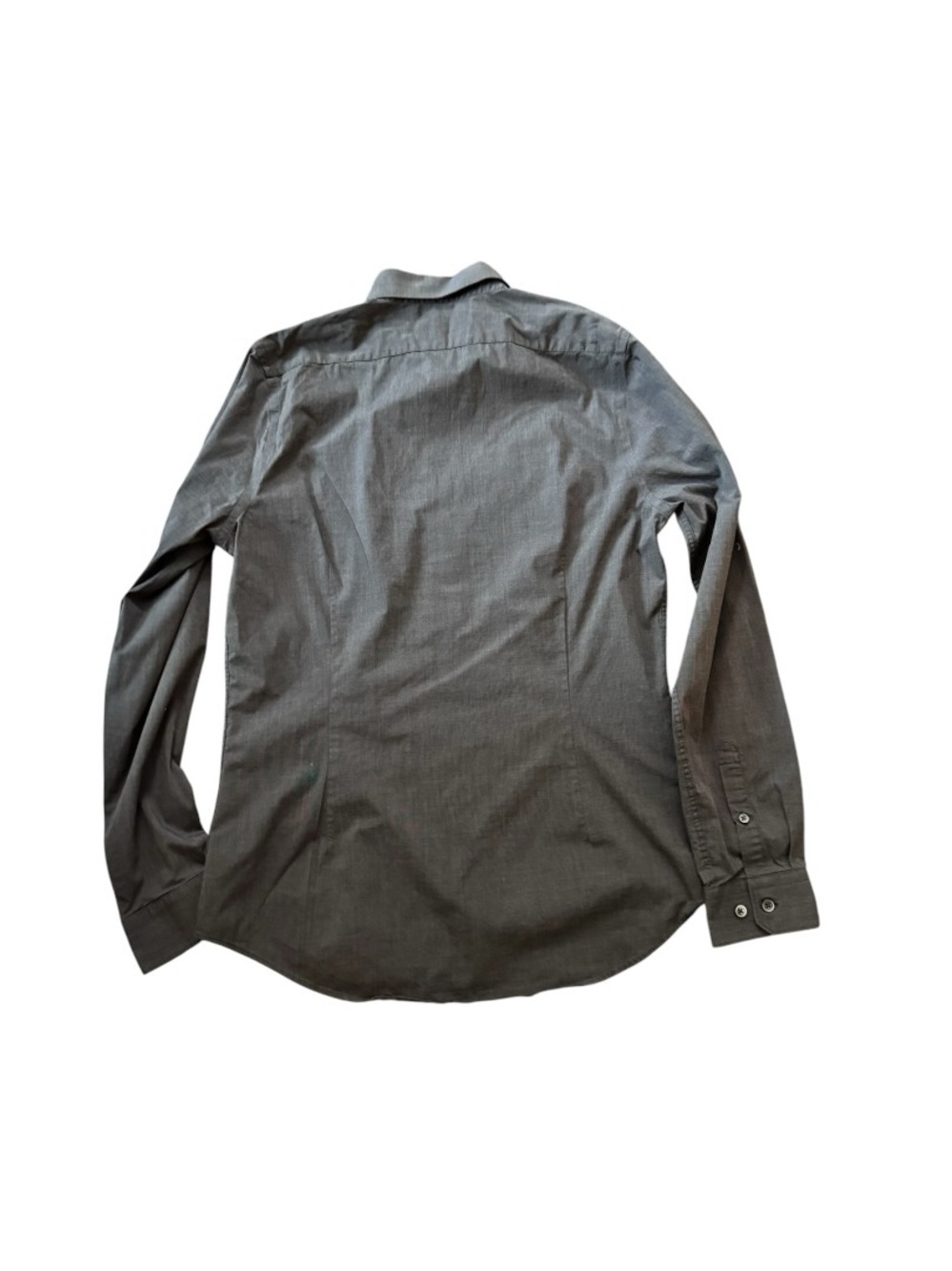 Express Men's Charcoal Dress Shirt - Picture 3 of 5